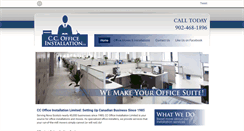 Desktop Screenshot of ccofficeinstallation.com